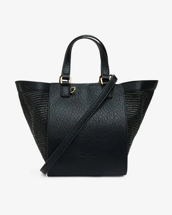 CARNEGIE TOTE | Black Weave