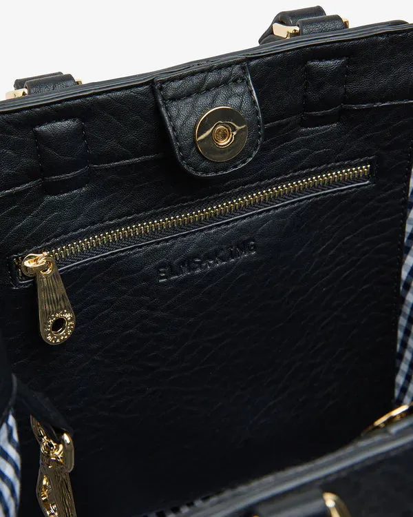 CARNEGIE TOTE | Black Weave