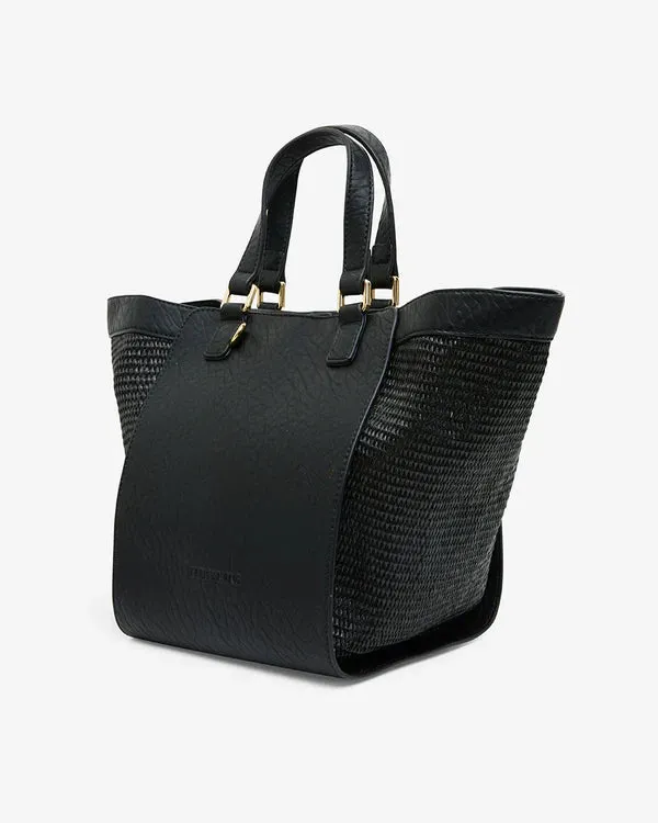 CARNEGIE TOTE | Black Weave