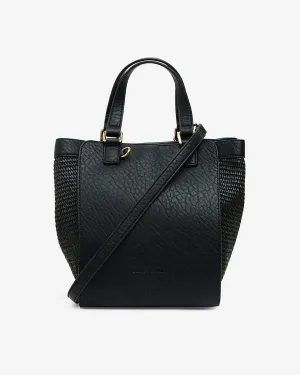 CARNEGIE TOTE | Black Weave