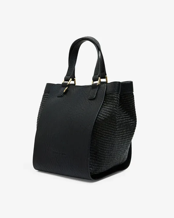 CARNEGIE TOTE | Black Weave