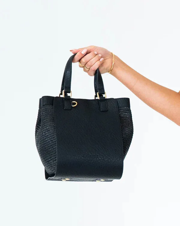 CARNEGIE TOTE | Black Weave