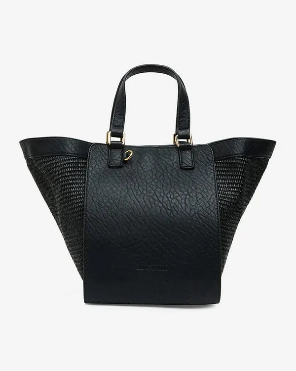 CARNEGIE TOTE | Black Weave