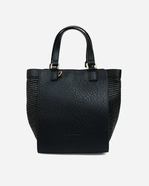 CARNEGIE TOTE | Black Weave