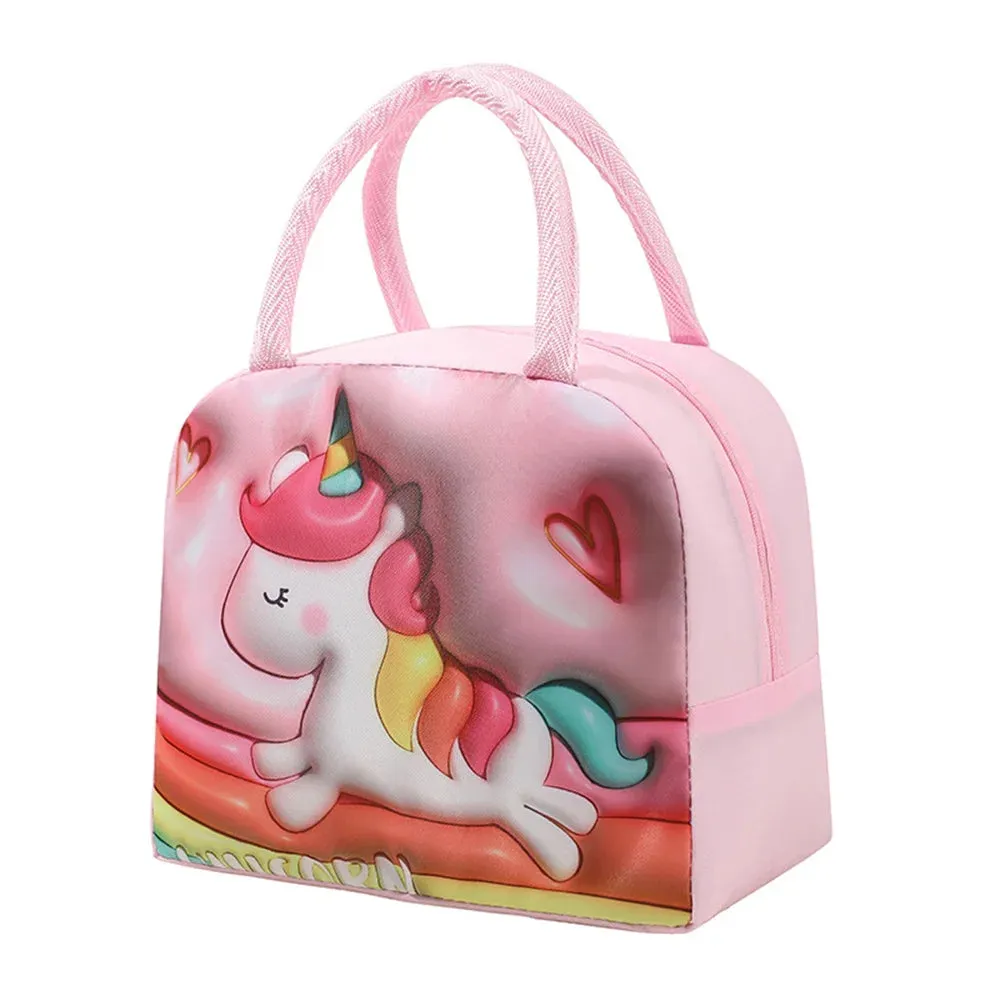 Cartoon Bento Bag – 3D Three-Dimensional Pattern Lunch Box
