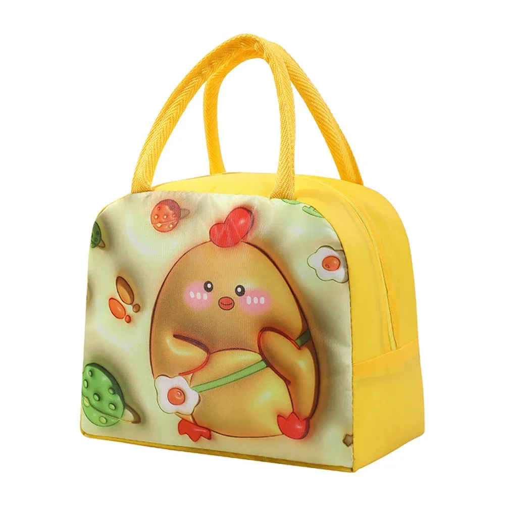 Cartoon Bento Bag – 3D Three-Dimensional Pattern Lunch Box