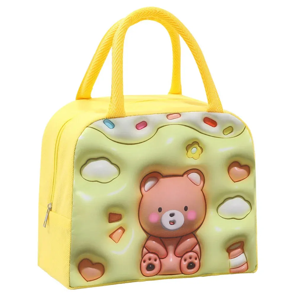 Cartoon Bento Bag – 3D Three-Dimensional Pattern Lunch Box