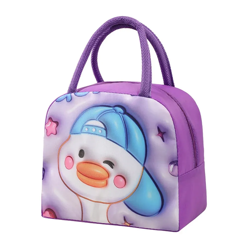 Cartoon Bento Bag – 3D Three-Dimensional Pattern Lunch Box