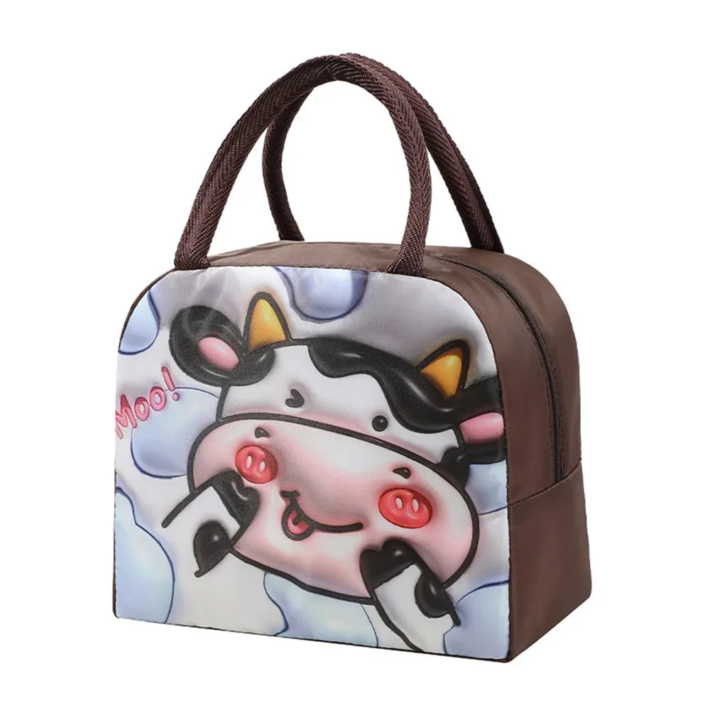 Cartoon Bento Bag – 3D Three-Dimensional Pattern Lunch Box