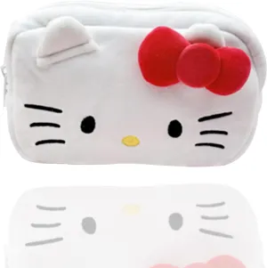Multi-Layer Storage Design Plush Cosmetic Pouches