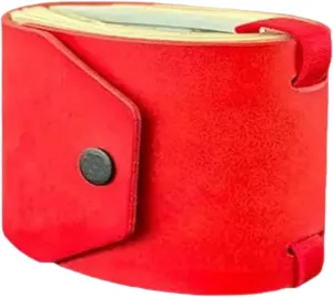 Cash Wrap Wallet Money Holder Multifunction Organizer Handy Purse Bands for Traveling Business Trip Vacation Festival, Red