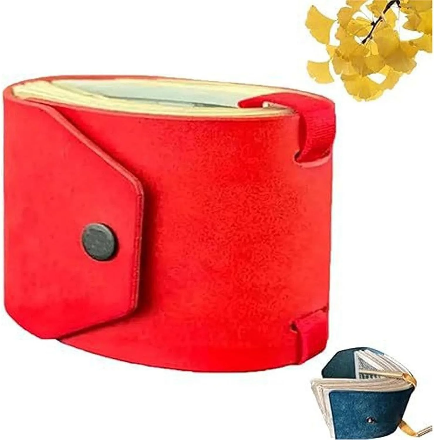 Cash Wrap Wallet Money Holder Multifunction Organizer Handy Purse Bands for Traveling Business Trip Vacation Festival, Red