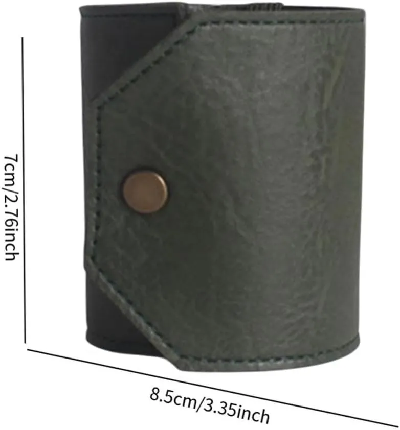 Cash Wrap Wallet with Clasp Organizer Lightweight Fashion Handy Purse Bands Money Clip Holder for Business Trip Shopping Men, Grey
