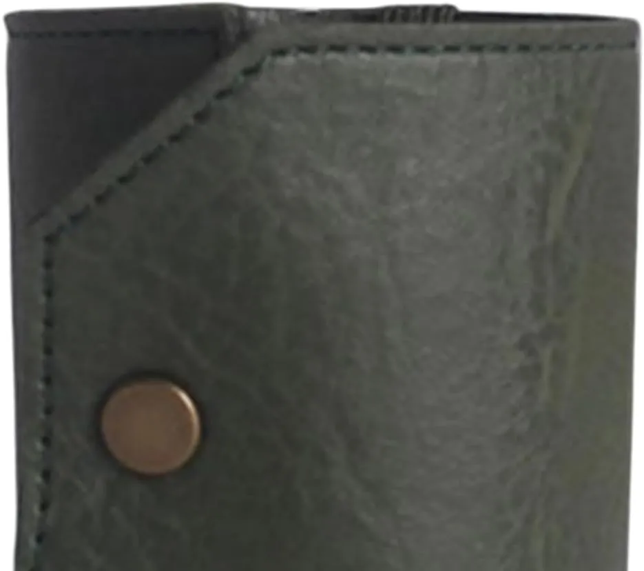 Cash Wrap Wallet with Clasp Organizer Lightweight Fashion Handy Purse Bands Money Clip Holder for Business Trip Shopping Men, Grey