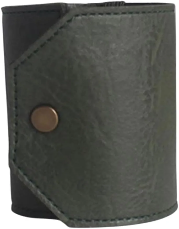Cash Wrap Wallet with Clasp Organizer Lightweight Fashion Handy Purse Bands Money Clip Holder for Business Trip Shopping Men, Grey