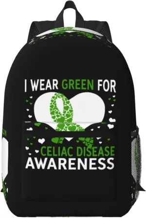 Celiac Disease Awareness Backpack for Worker Business Hiking Travel Shoulders Bag Fashion Backpack