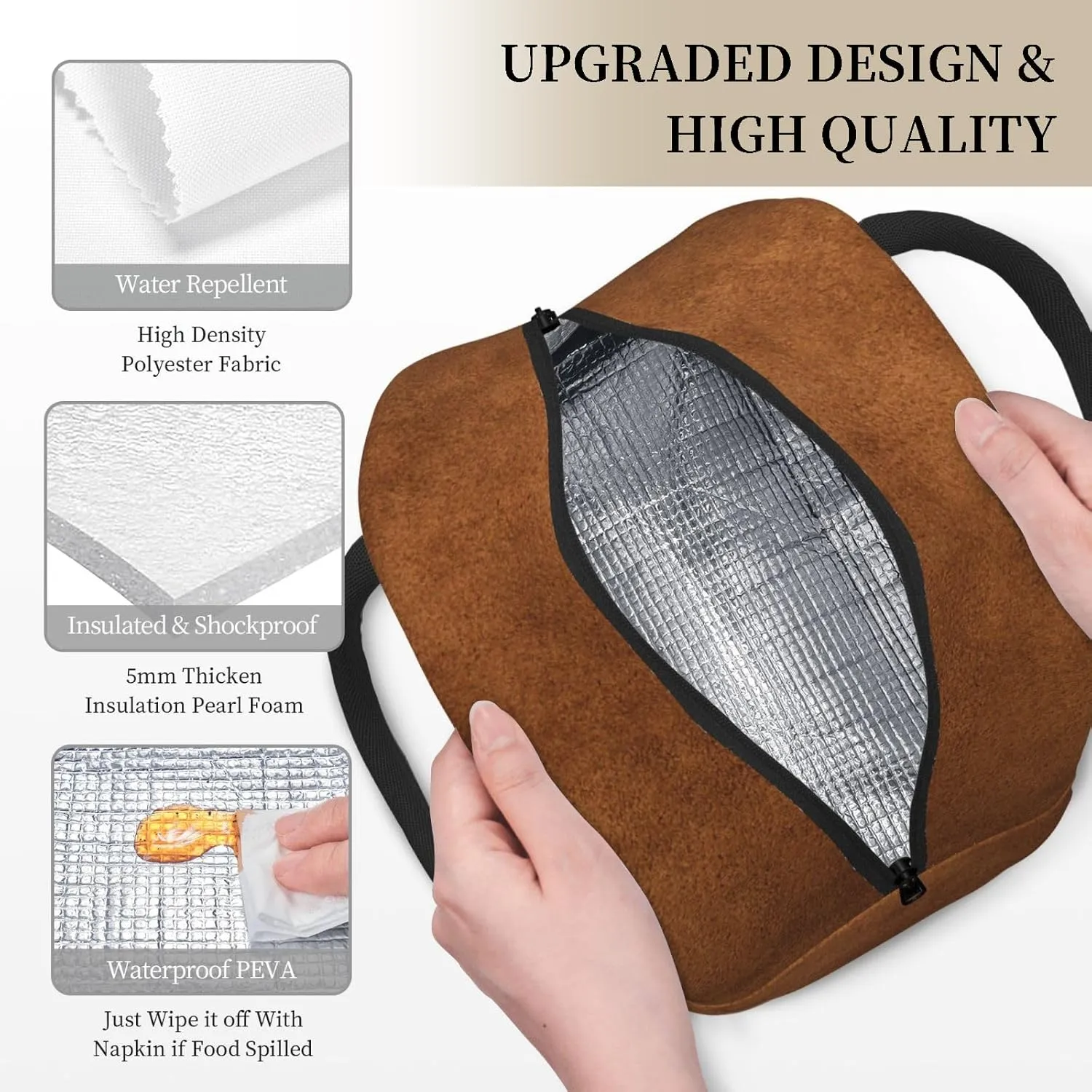Christian Insulated Lunch Bag Bible Verses Lunch Box for Women Inspirational Spiritual Cross Sunflower Lunchbox Religious Reusable LunchTote Bag for Church Office Work Travel