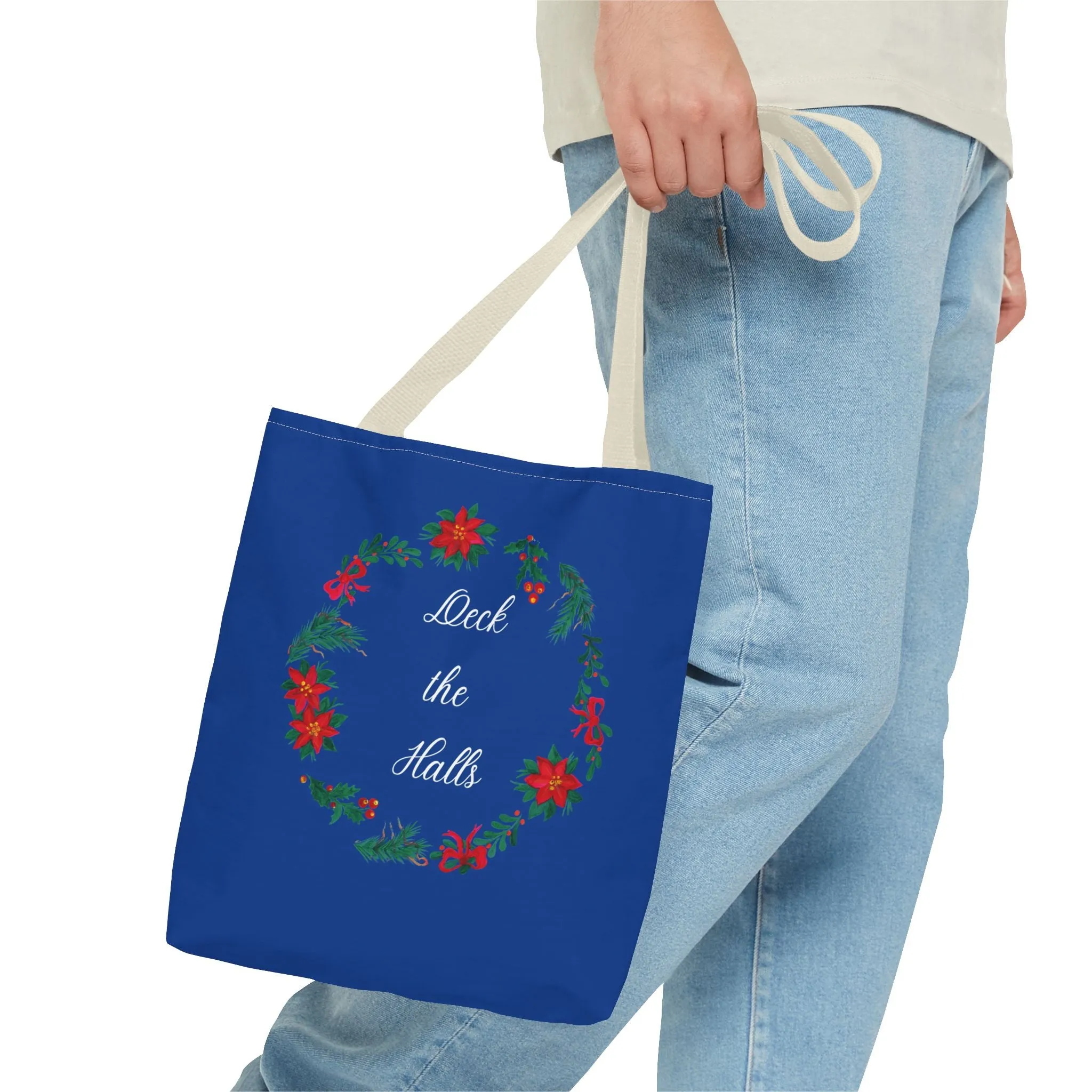 Christmas Carols Deck the Halls Tote Bag