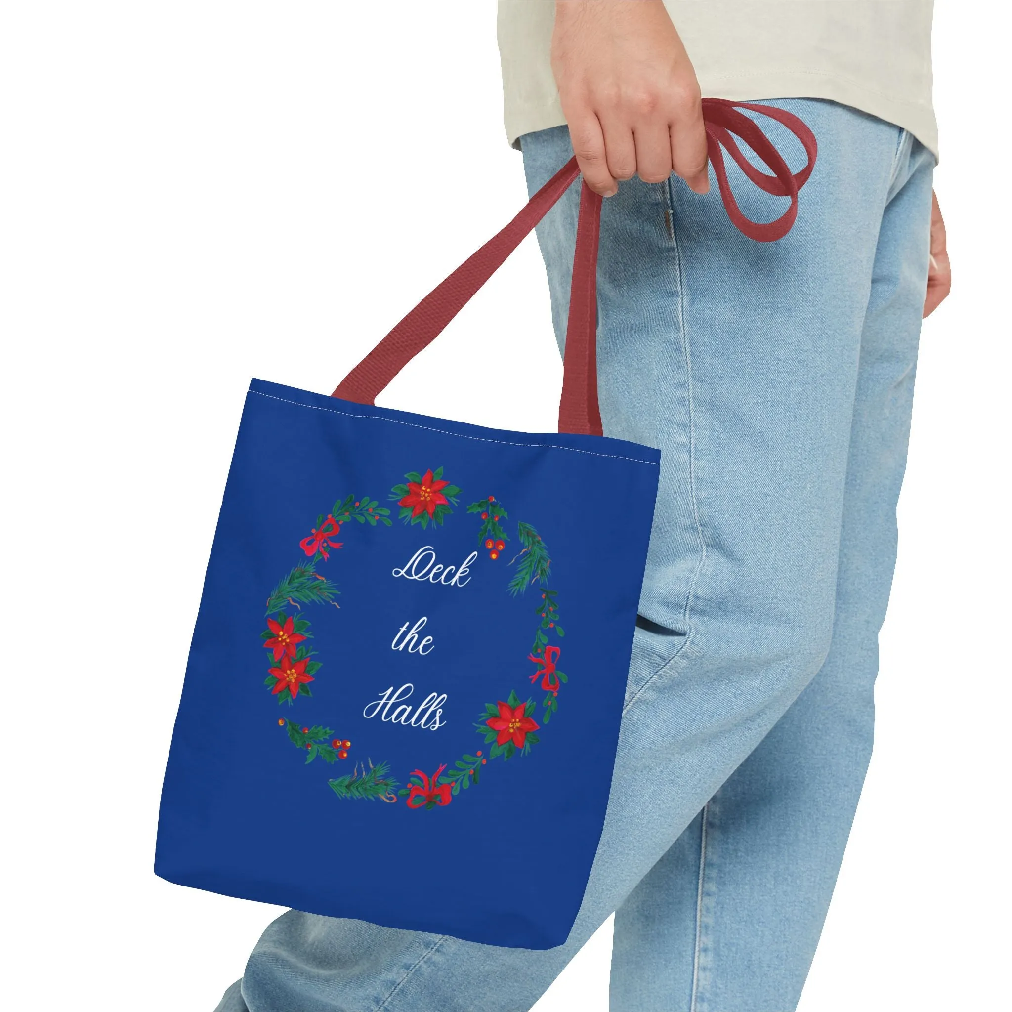 Christmas Carols Deck the Halls Tote Bag