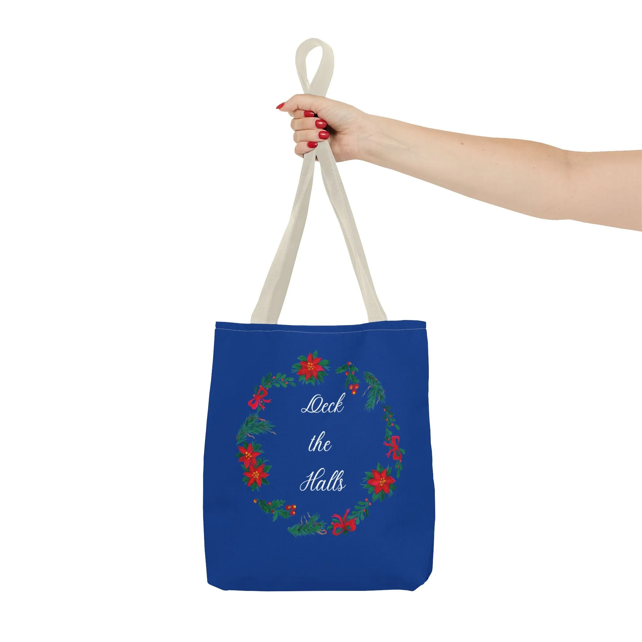 Christmas Carols Deck the Halls Tote Bag