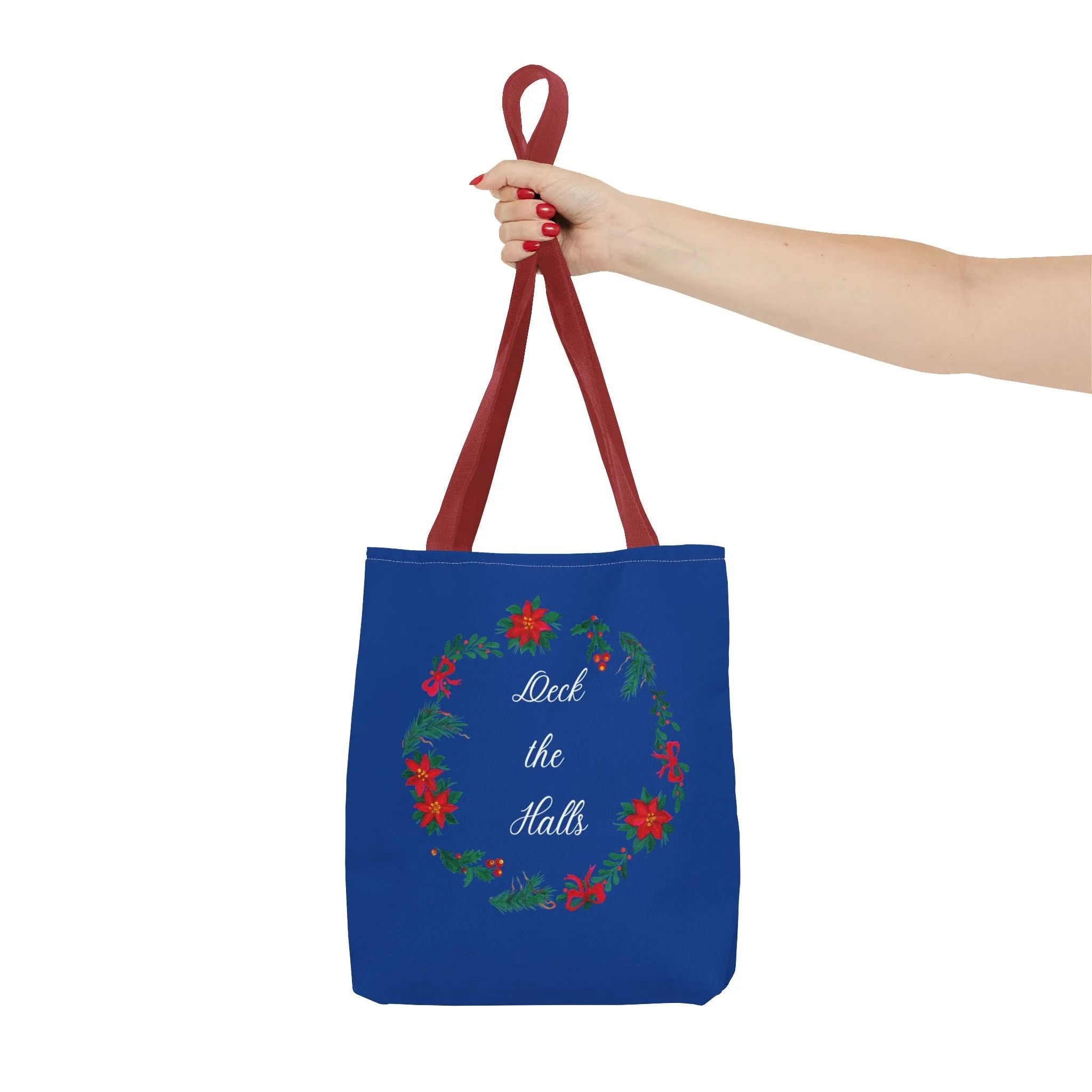 Christmas Carols Deck the Halls Tote Bag