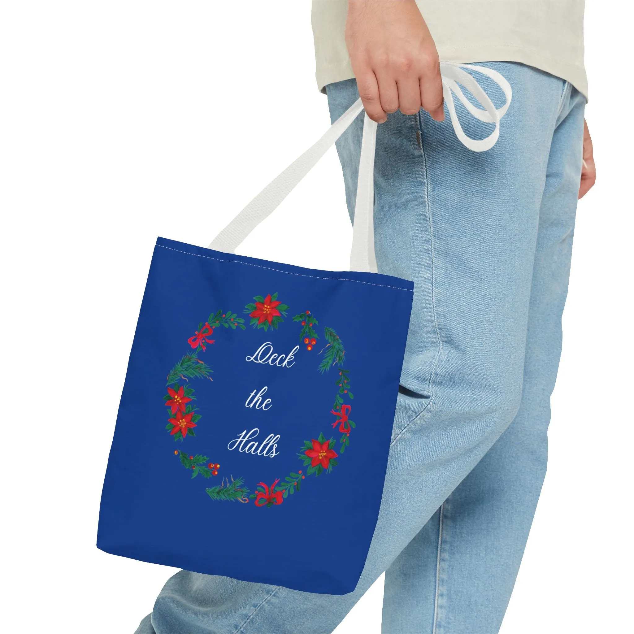 Christmas Carols Deck the Halls Tote Bag