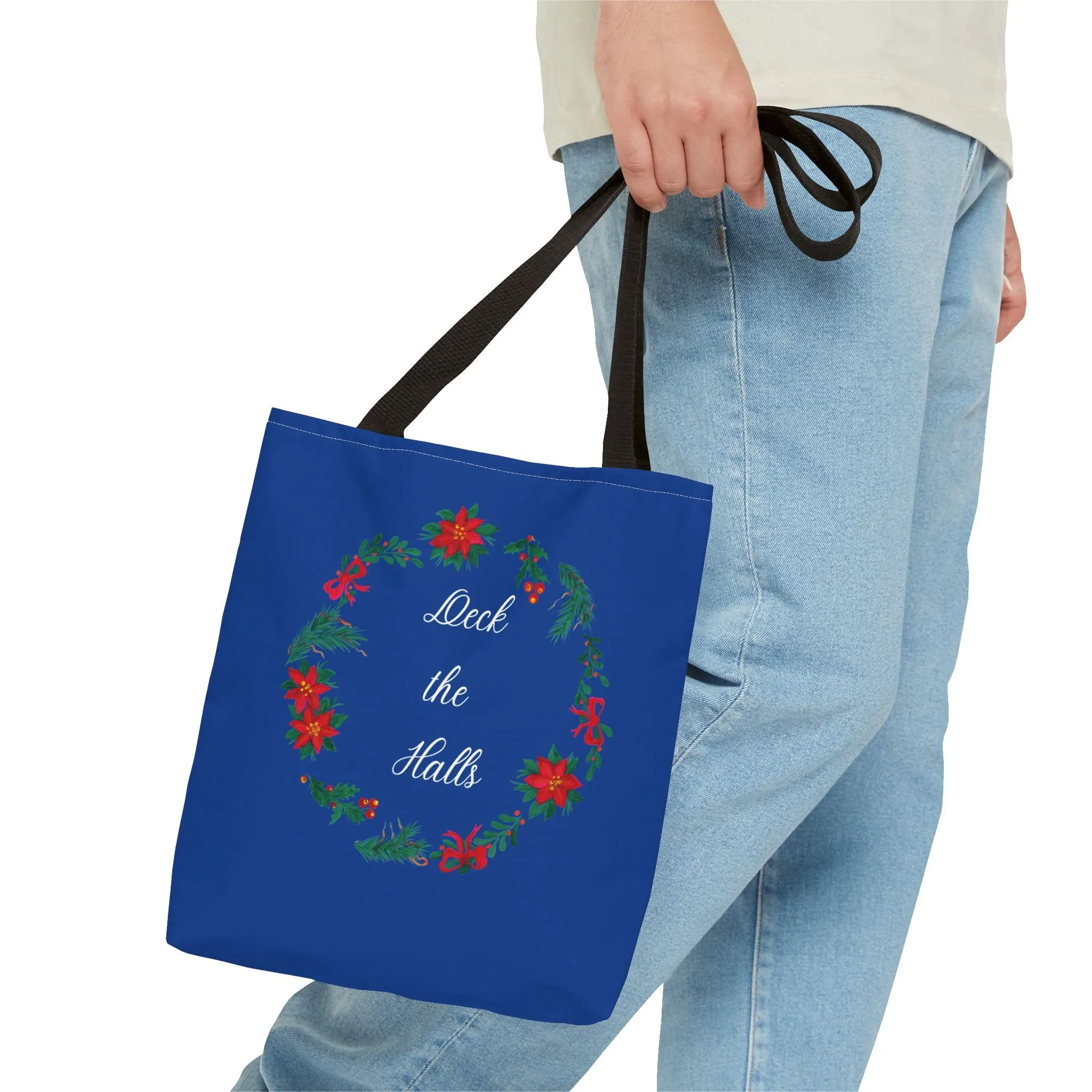 Christmas Carols Deck the Halls Tote Bag