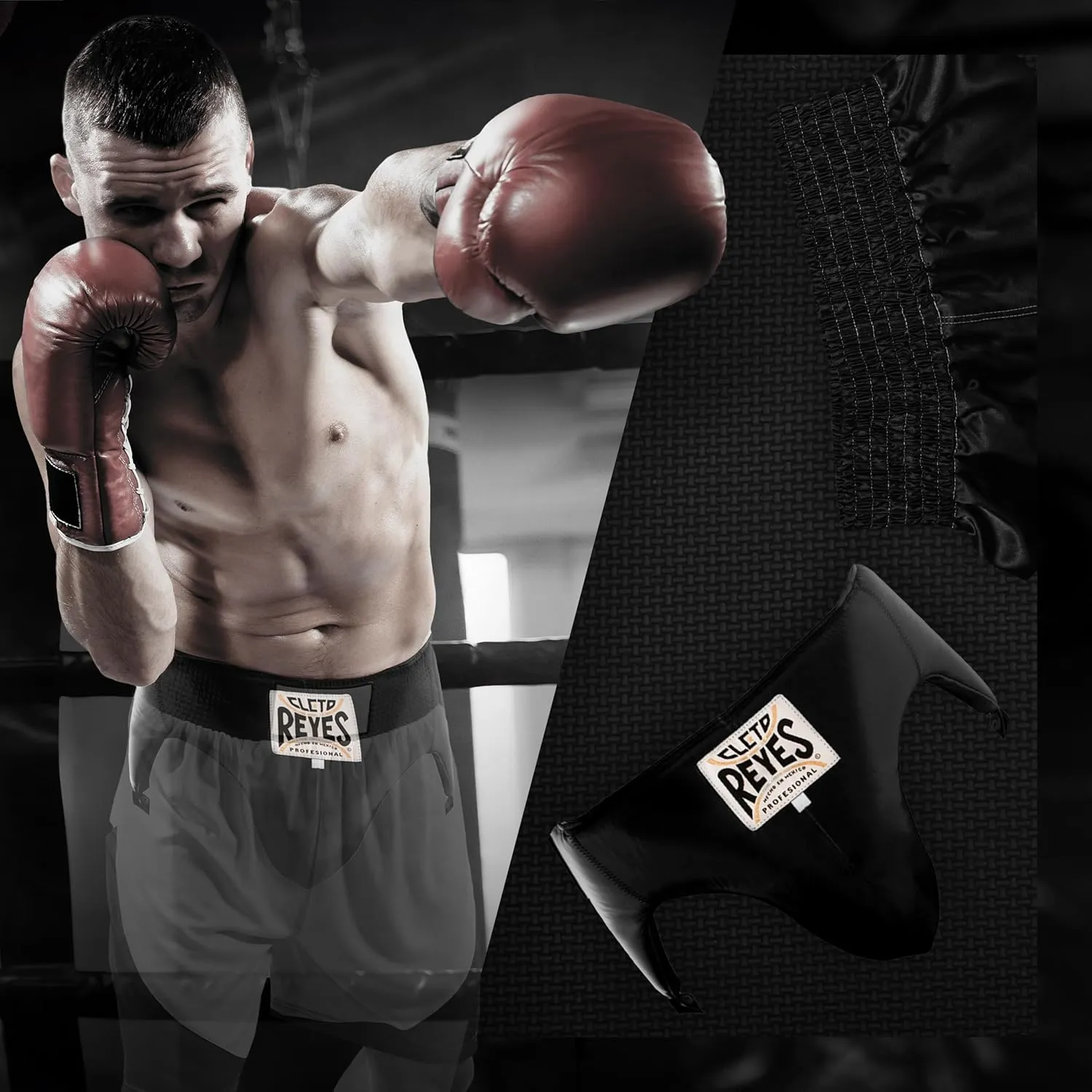 Cleto Reyes Traditional No Foul Groin Protector, Boxing Training Equipment, Protective Gear for Men