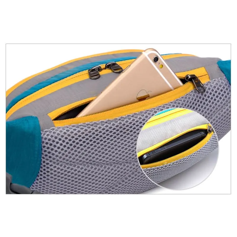 CLEVER BEES Waterproof Running Waist Bag – Large Capacity Sports Travel Bag, Portable & Durable