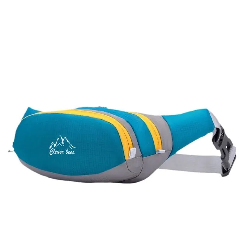 CLEVER BEES Waterproof Running Waist Bag – Large Capacity Sports Travel Bag, Portable & Durable