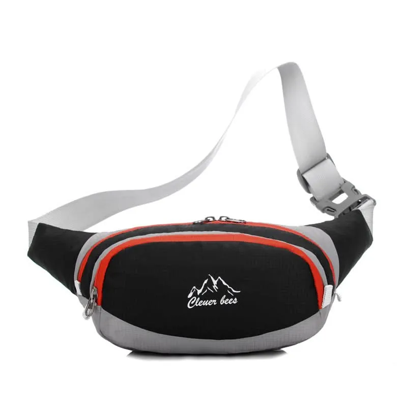 CLEVER BEES Waterproof Running Waist Bag – Large Capacity Sports Travel Bag, Portable & Durable