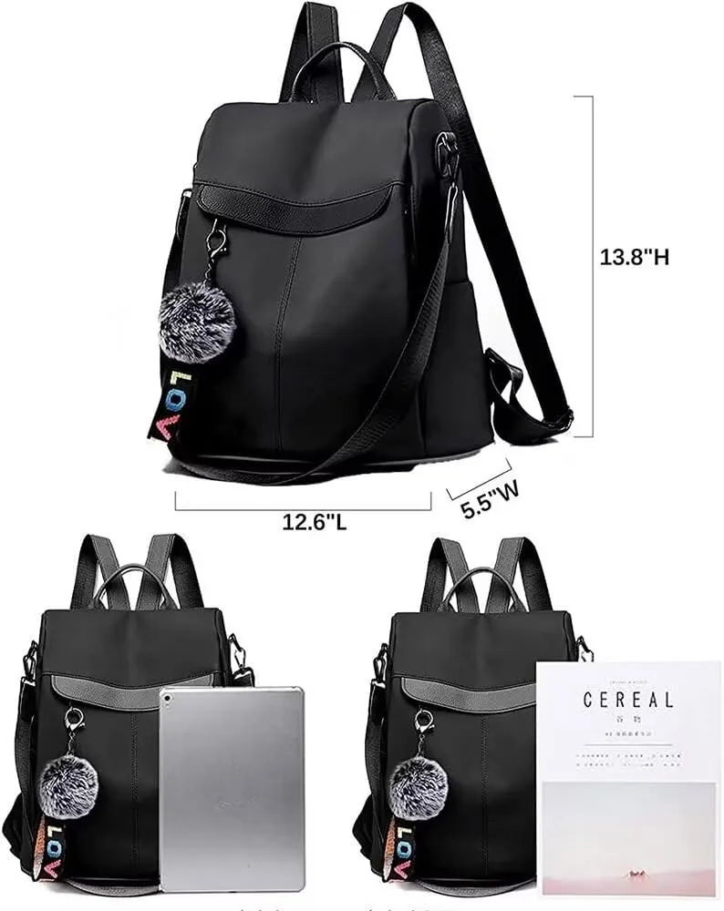 COFIHOME Backpack Purse for Women Large Anti-theft bag Waterproof Fashion Ladies Lightweight Shoulder Bags Nylon Backpack Stylish Large Capacity Travel Bag