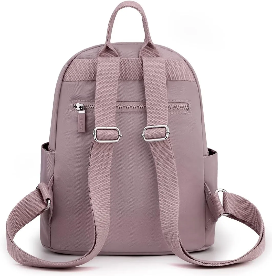 Collsants Small Backpack for Women - Mini Backpack Purse Nylon Day Pack (Pink)