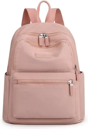 Collsants Small Backpack for Women - Mini Backpack Purse Nylon Day Pack (Pink)