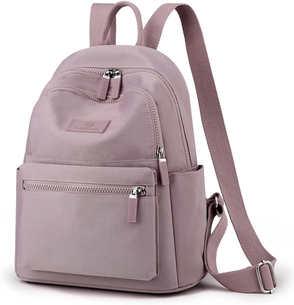 Collsants Small Backpack for Women - Mini Backpack Purse Nylon Day Pack (Pink)
