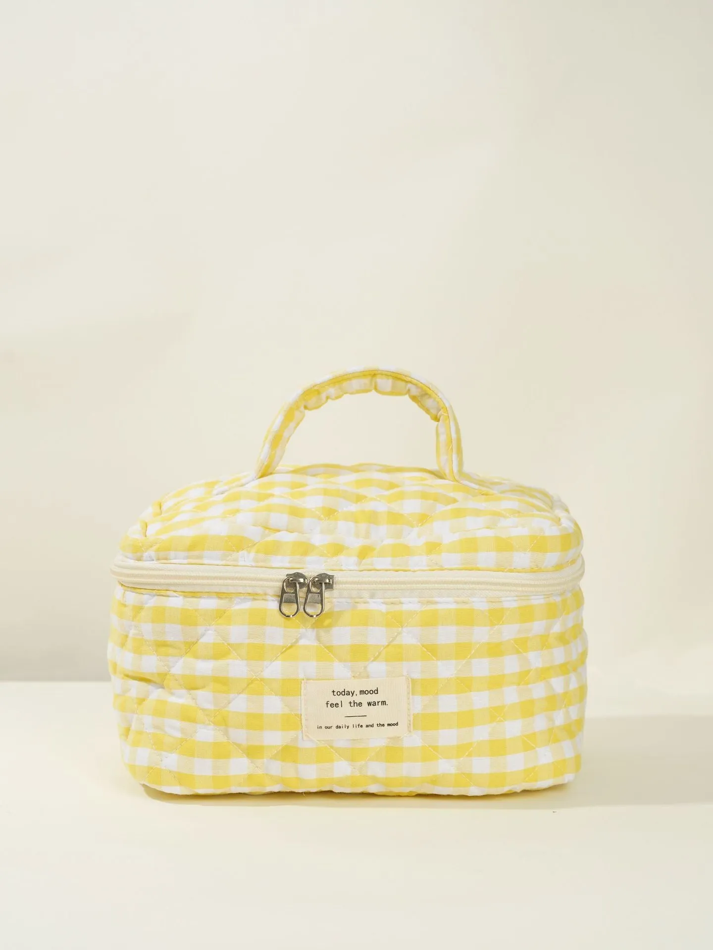 Colorful Plaid Large Capacity Make Up Bag DPB0119