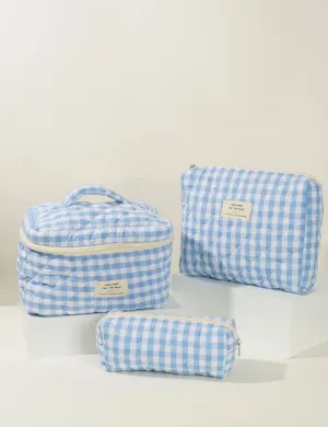 Colorful Plaid Large Capacity Make Up Bag DPB0119