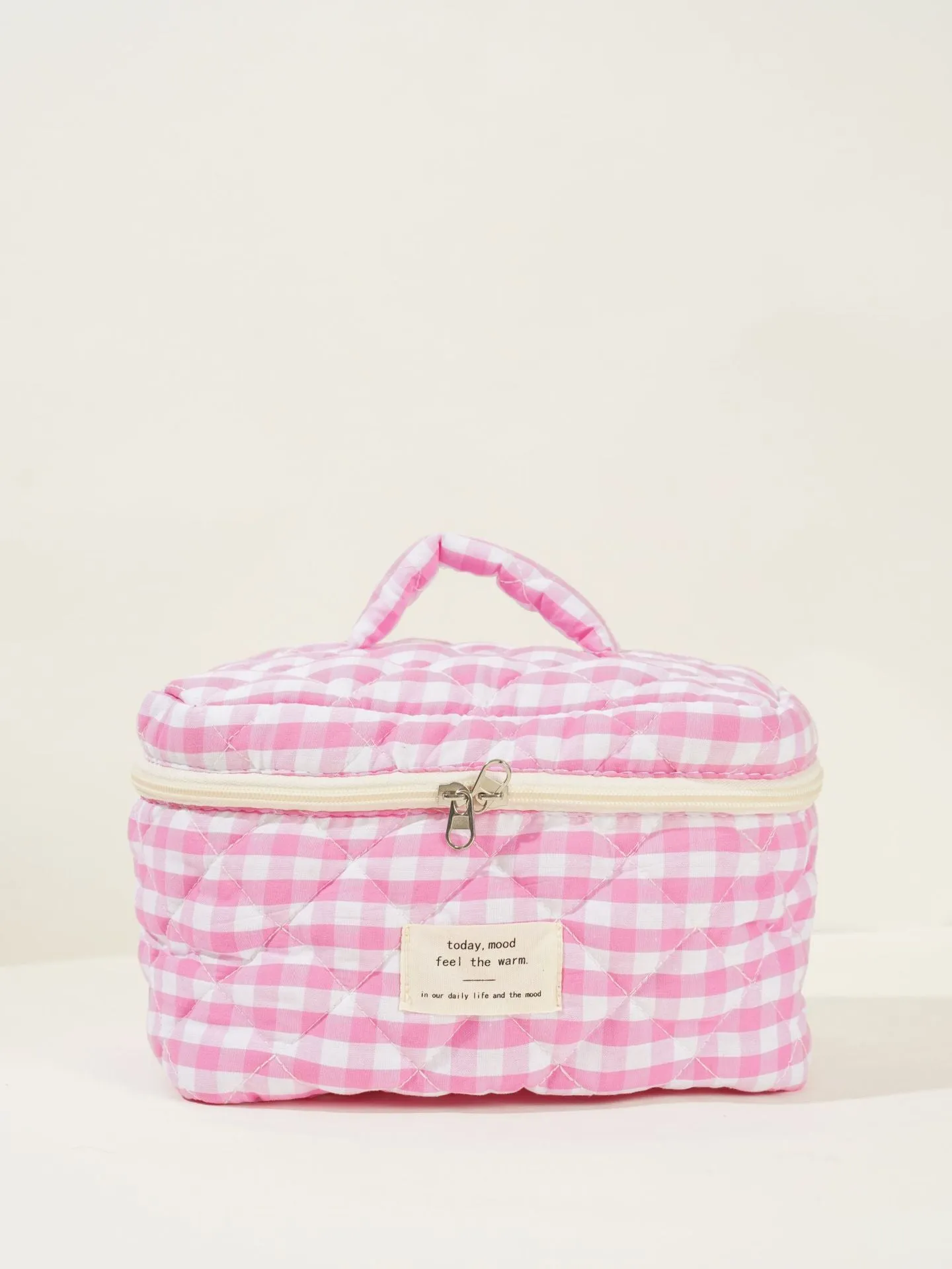 Colorful Plaid Large Capacity Make Up Bag DPB0119