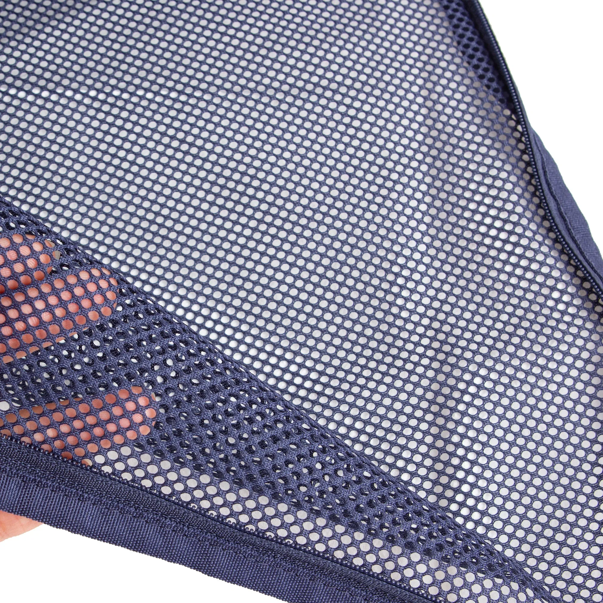 Copy of Bags in Bag Multi Size Colorful 3 Set Mesh Travel Organizer Packing Cubes | Navy Red White