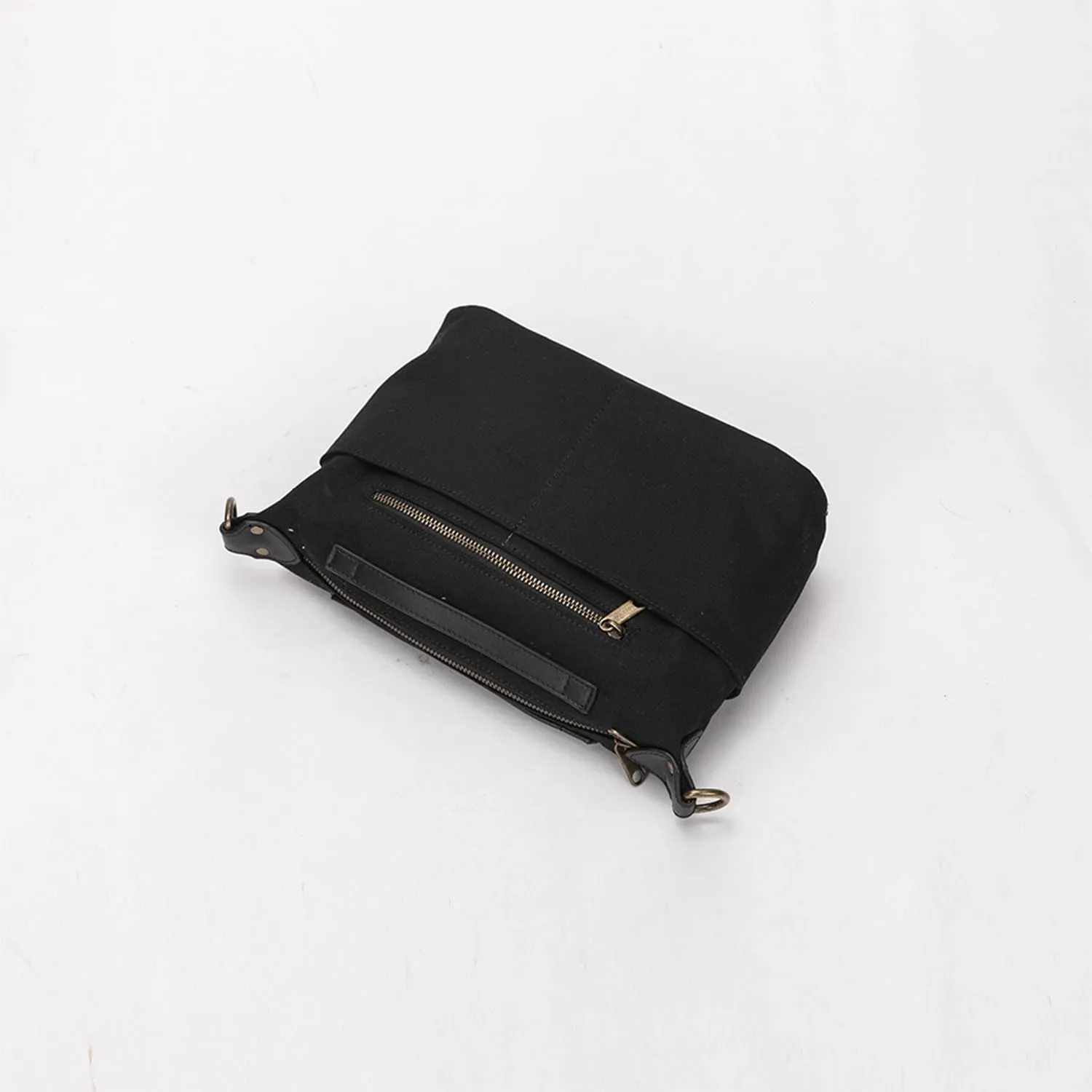 Cosmetic Bag Large Capacity Makeup Bag with Compartments Lightweight Travel Organizer with Metal Ring Design Multiple Pockets Cosmetic Bag Storage Bag (black,Small)