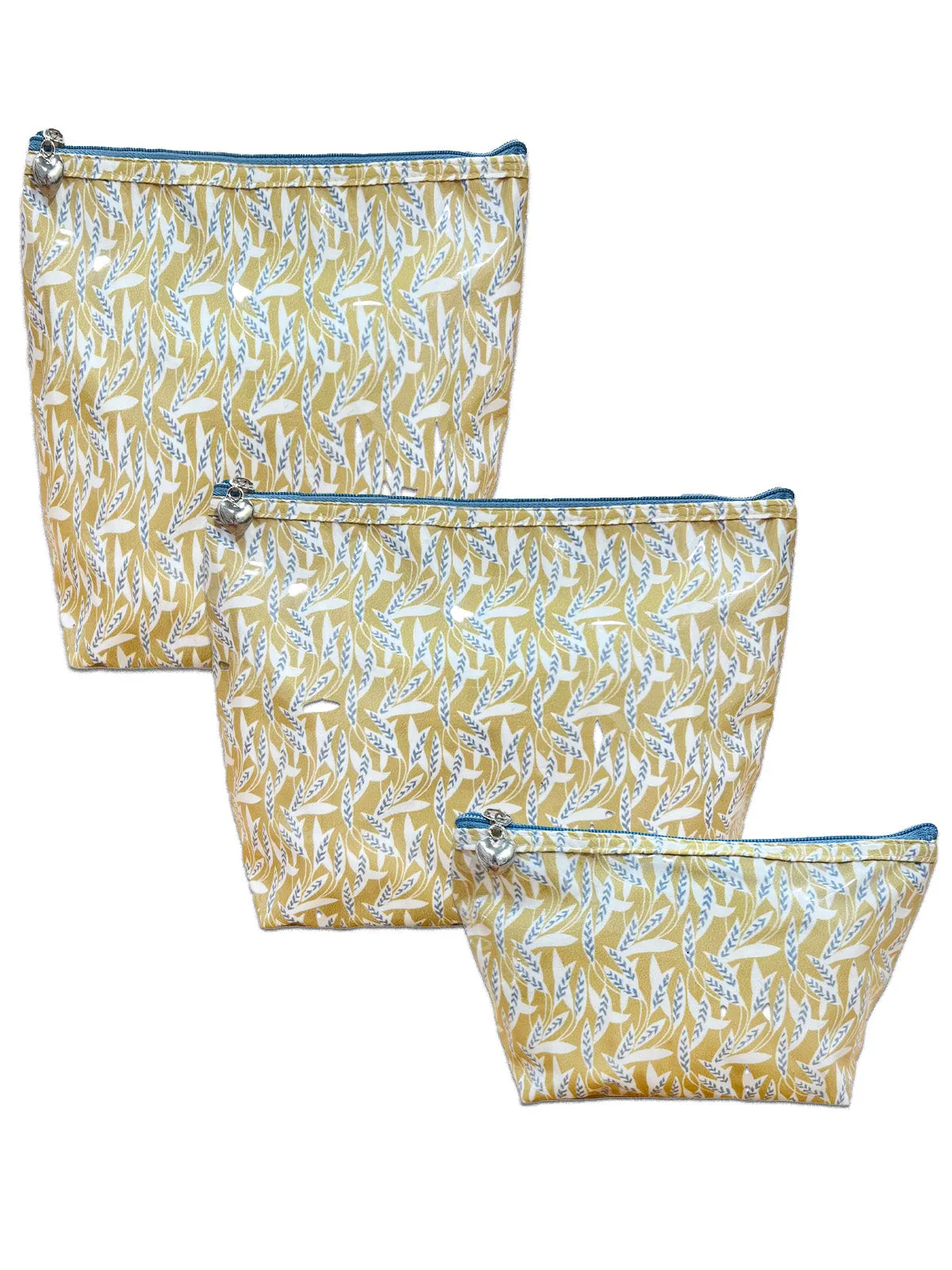 Cosmetic Bag (Large), Leaf Dance