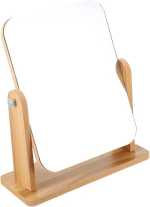 Cosmetic Table Mirror with 360° Rotation Magnified Makeup Mirror for Makeup