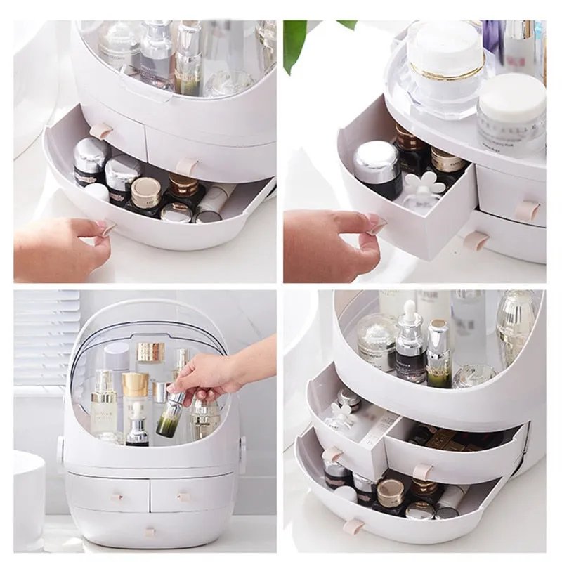 Cosmetics storage box waterproof