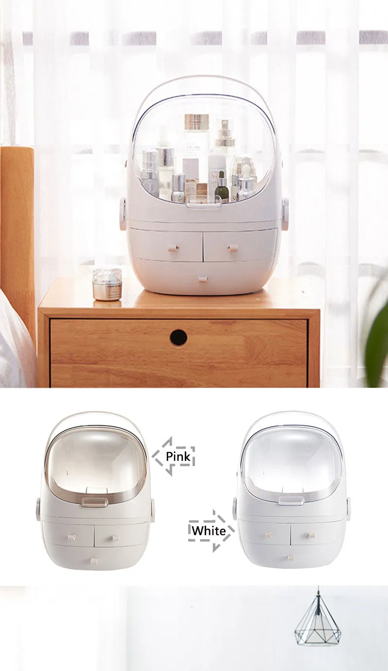 Cosmetics storage box waterproof