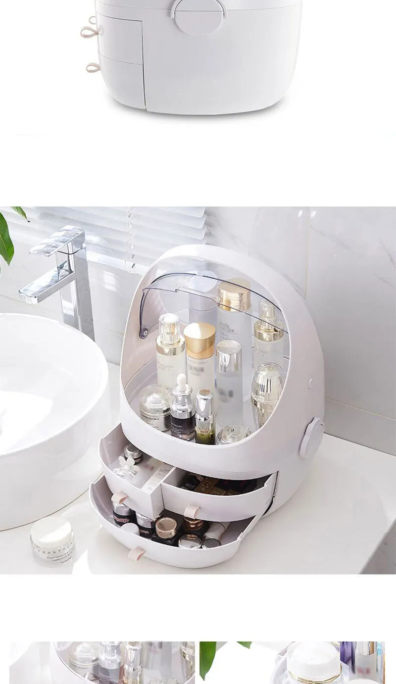 Cosmetics storage box waterproof