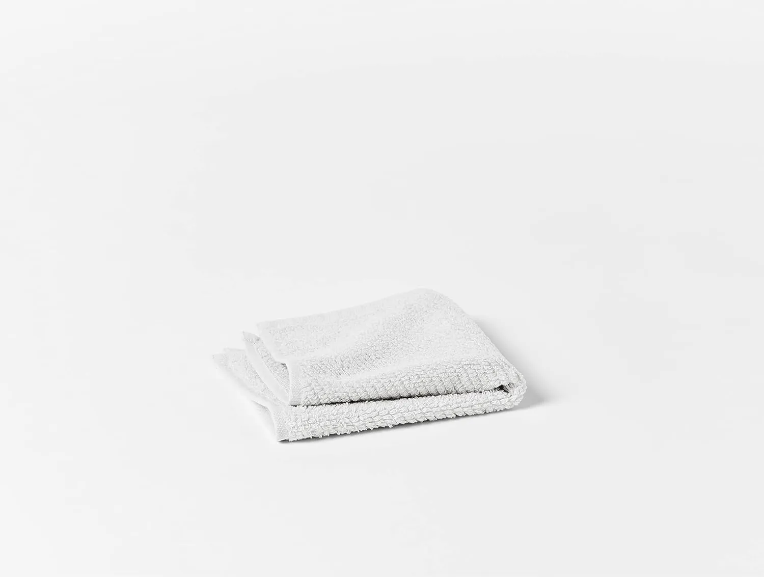 Coyuchi Air Weight Organic Wash Cloth, 6 Piece Set, Alpine White