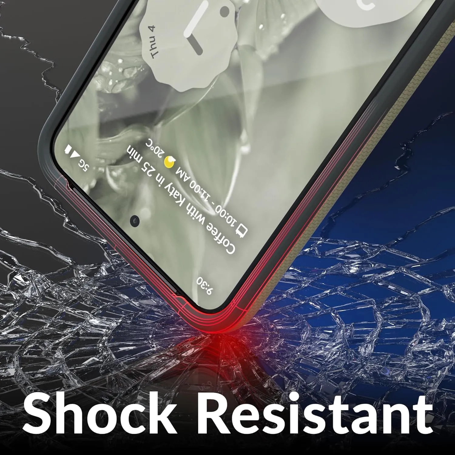 Crave Google Pixel 8 Case - Dual Guard Shockproof Protection Secure Layered Pixel 8 Phone Case, Sand