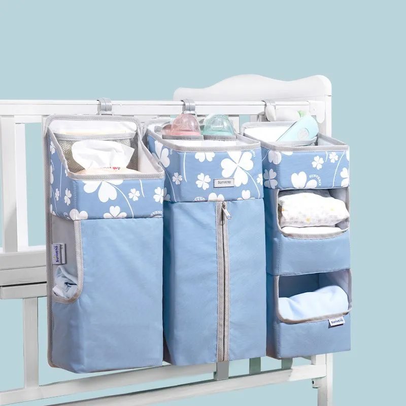 Crib-Hanging Storage Caddy / Storage Organizer for Baby Essentials