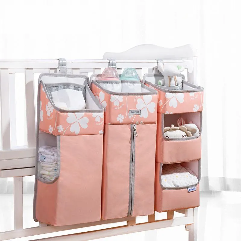 Crib-Hanging Storage Caddy / Storage Organizer for Baby Essentials