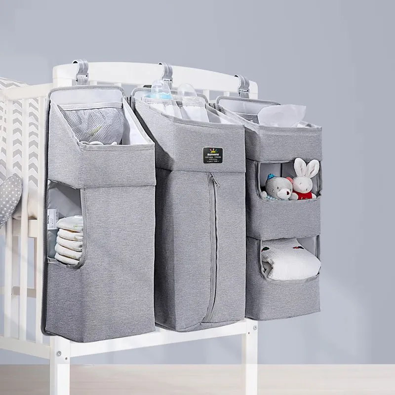 Crib-Hanging Storage Caddy / Storage Organizer for Baby Essentials